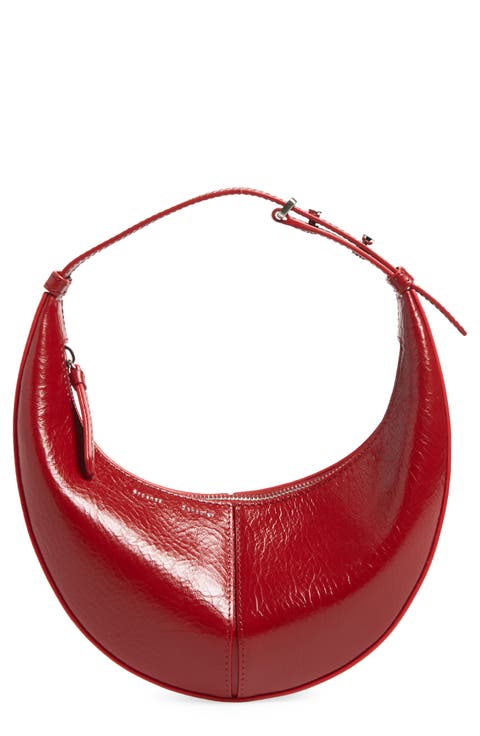 Mini Slide Leather Top Handle Bag