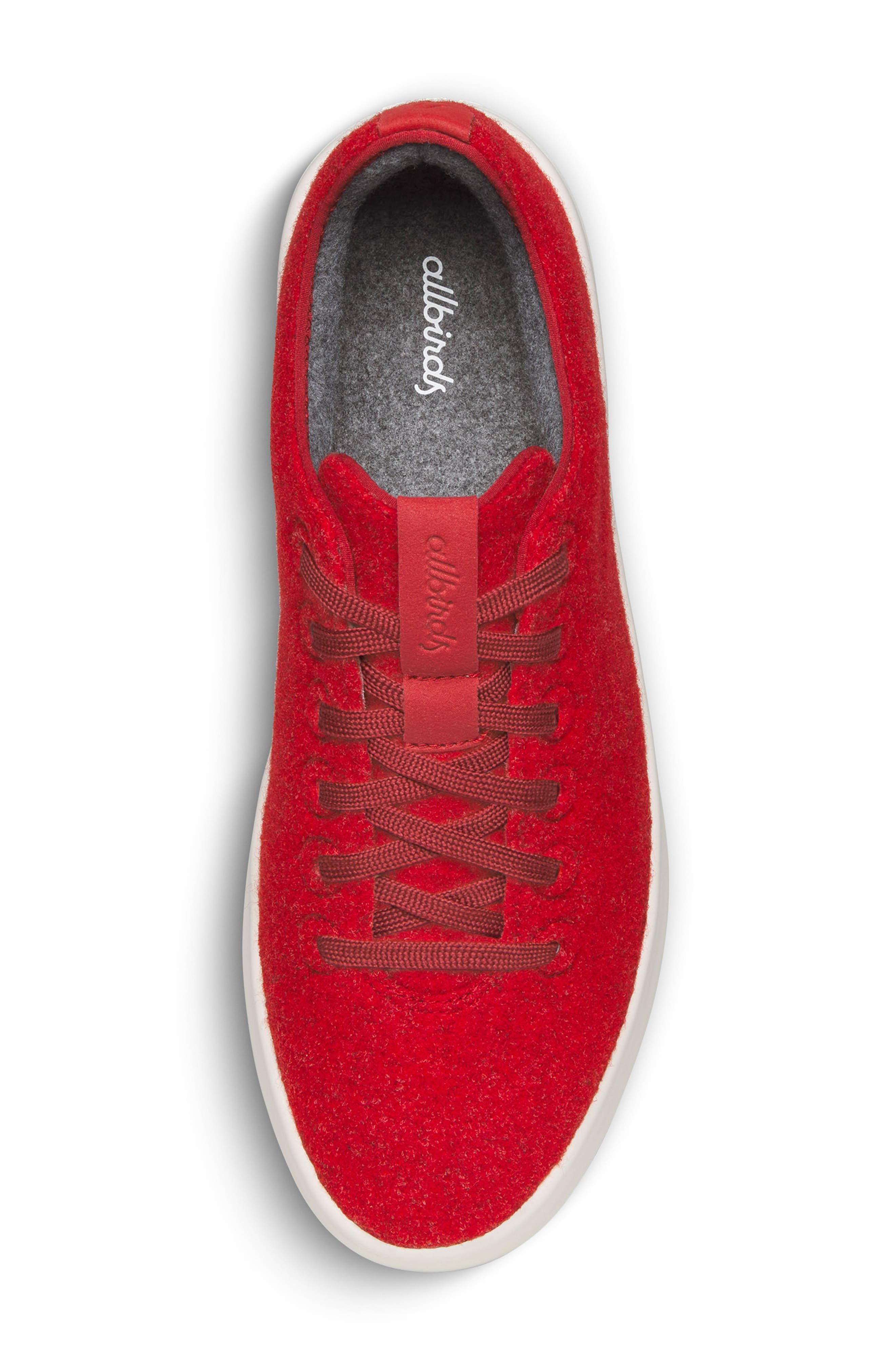 Wool Piper 2 Sneaker, Alternate, color, POPPY RED/ NATURAL WHITE