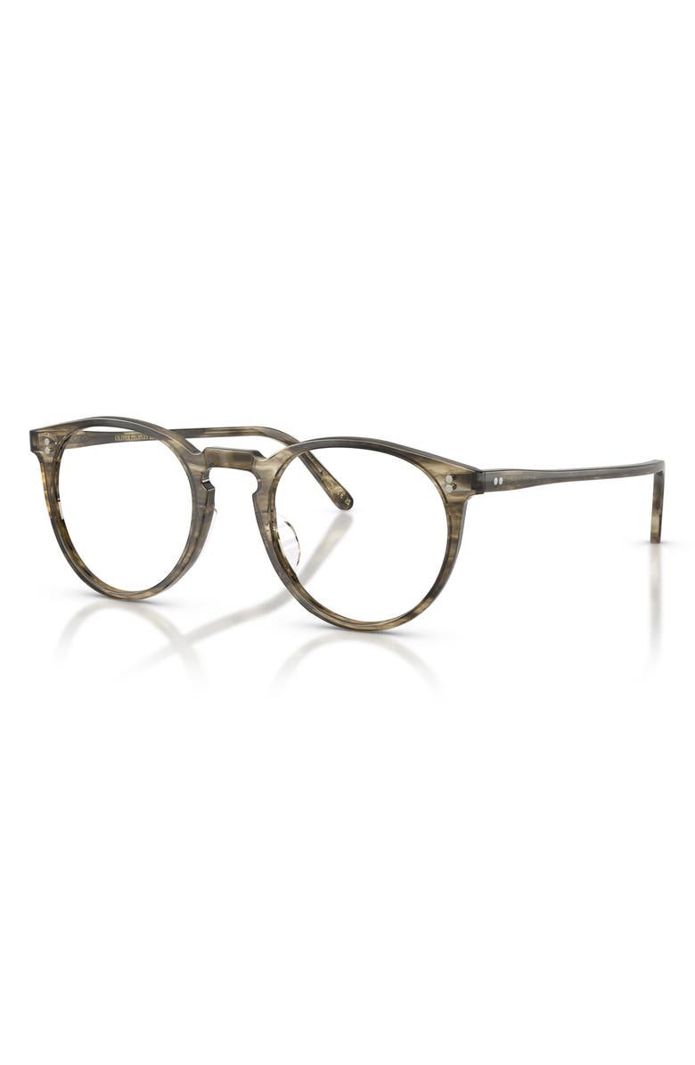 Oliver Peoples O'Malley 47mm Round Optical Glasses, Alternate, color, 