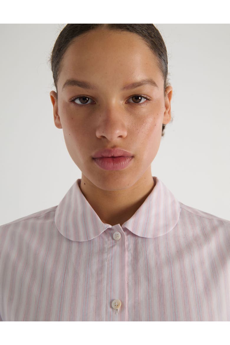 Suki Pajama Top, Alternate, color, Tart Stripe