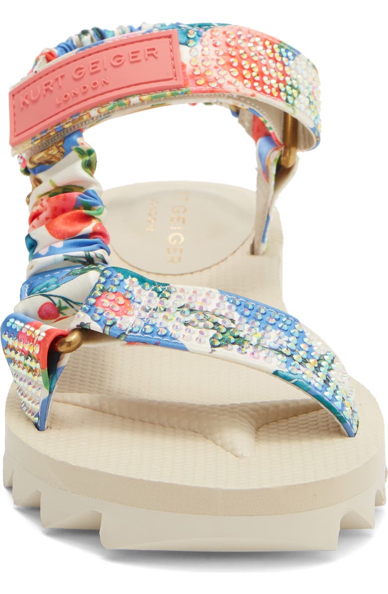 Kurt Geiger London Orion Double Strap Sandal, Alternate, color, White/ Oth