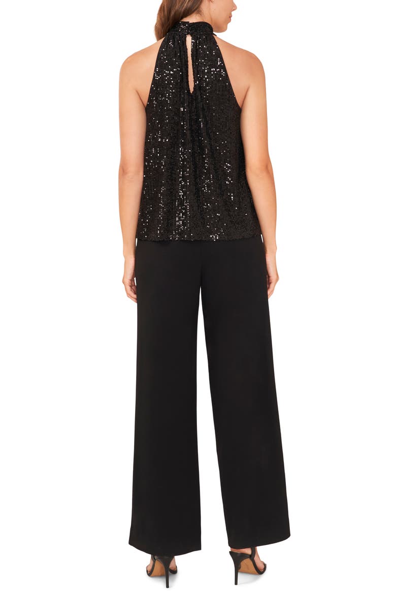 Halogen<sup>®</sup> Halter Neck Sequin Top, Alternate, color,
