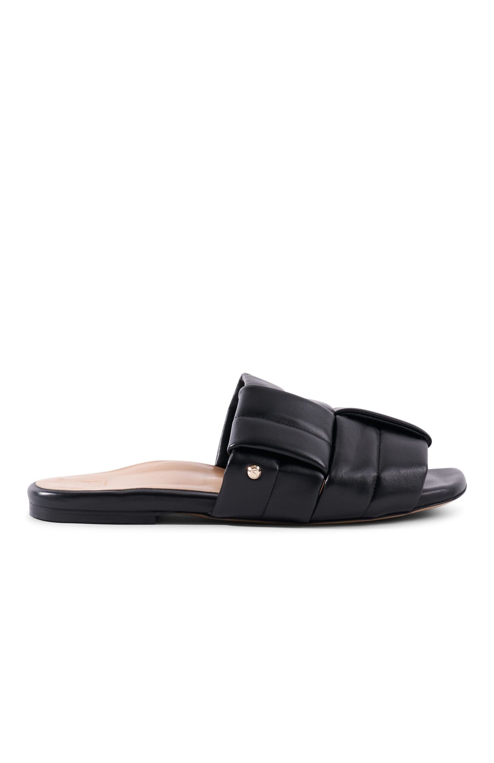 Stinaa.J Maty Orthopedic Flats, Alternate, color, Black Leather