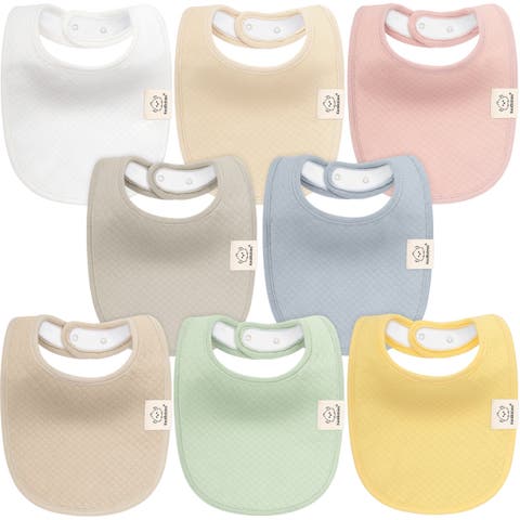 8-Pack Quin Drool Bibs
