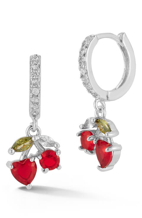 Cherry Drop Earrings