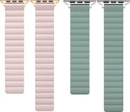 Posh Tech 2-Pack Assorted Magnetic Silicone Apple Watch® Watchbands