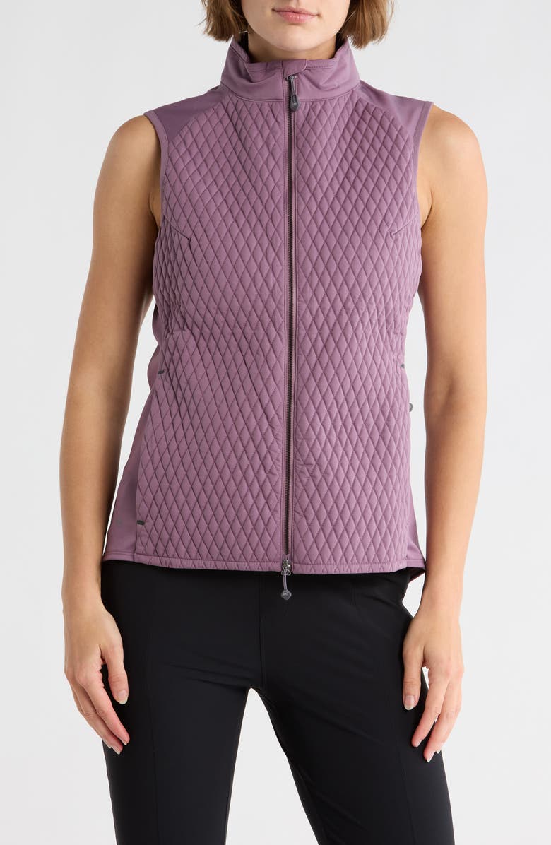 Peter Millar Fuse Hybrid Vest, Main, color, Parisian Fig