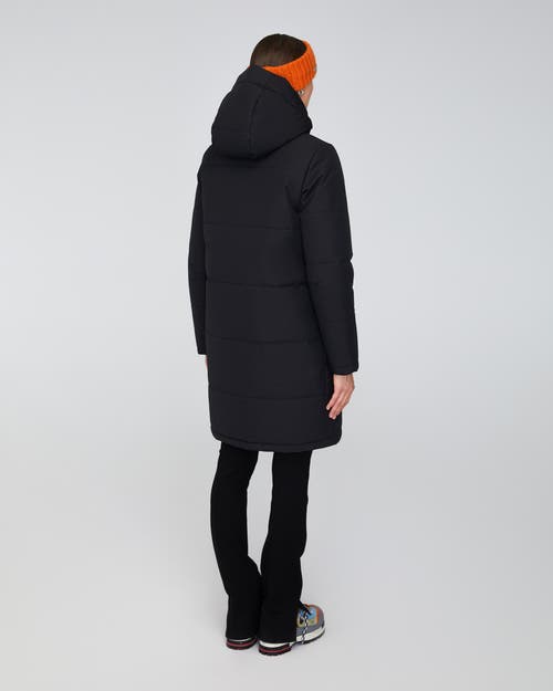 Quartz Co. Madeline | Hooded Insulated Winter Jacket In Black