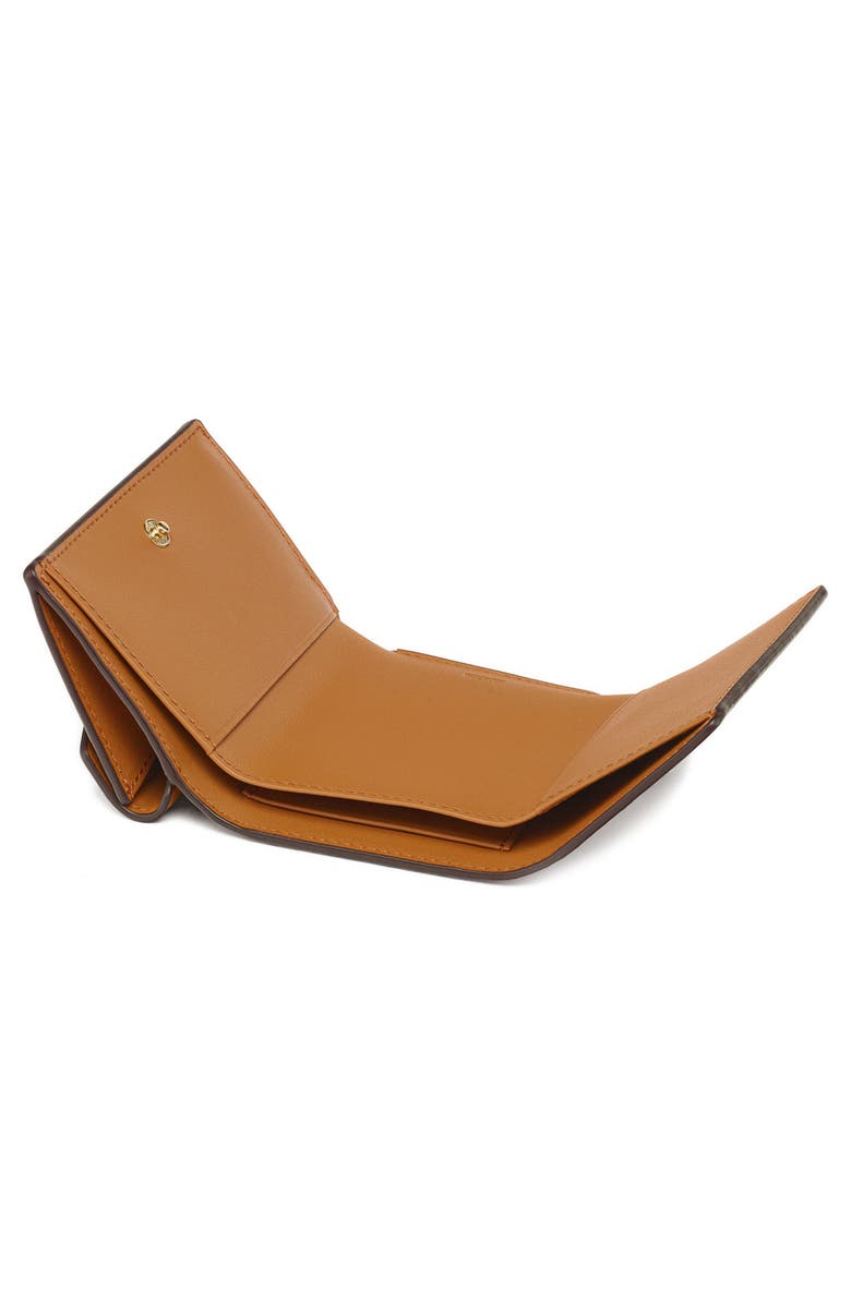 MCM Small Aren Visetos Coated Canvas Trifold Wallet, Alternate, color, 