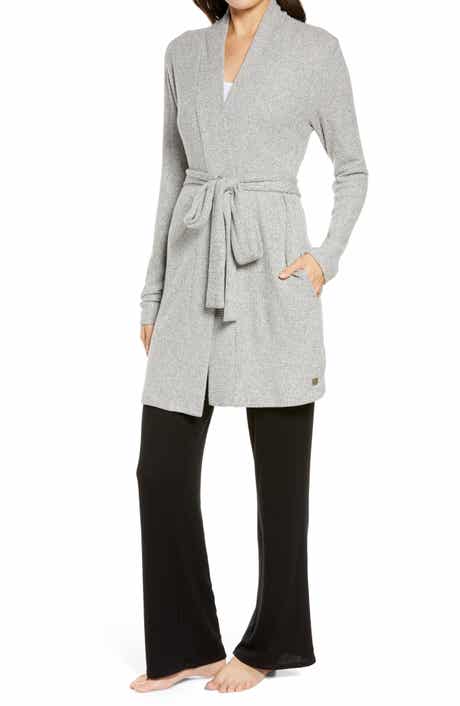 Natori Ulla Brushed Rib Wrap Cardigan