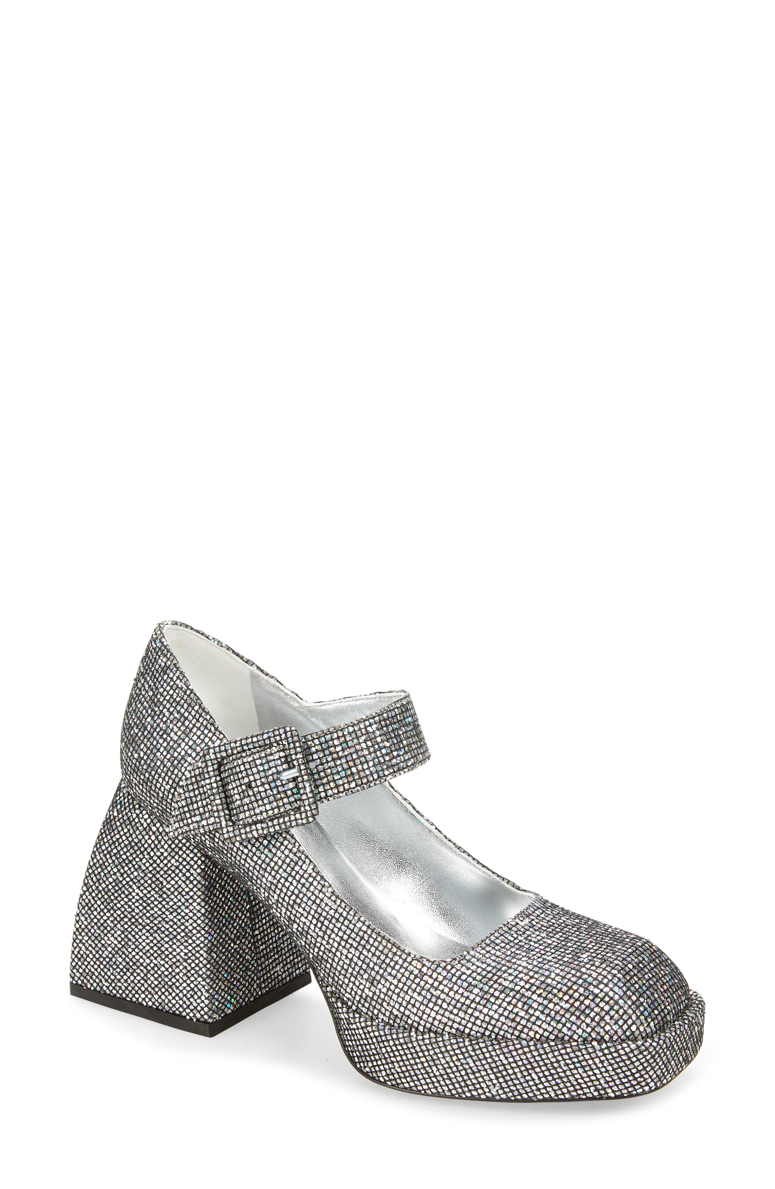 Bulla Babies Platform Mary Jane Pump, Main, color, GLITTERBALL