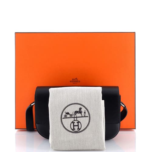 Pre-owned Hermes  Hermes Della Cavalleria Elan Shoulder Bag Tadelakt In Black