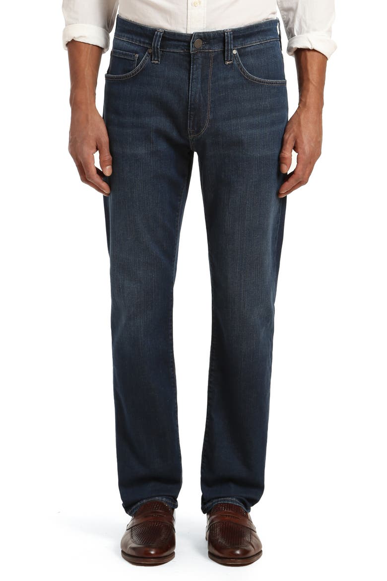 Charisma Relaxed Straight Leg Jeans, Main, color, DARK BRUSHED