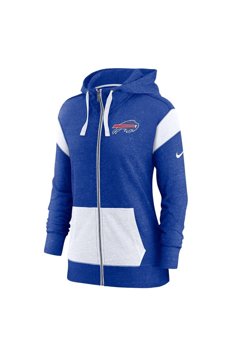 Nike Women's Nike Royal/White Buffalo Bills Plus Size Monaco Full-Zip Lightweight Hoodie, Alternate, color, 