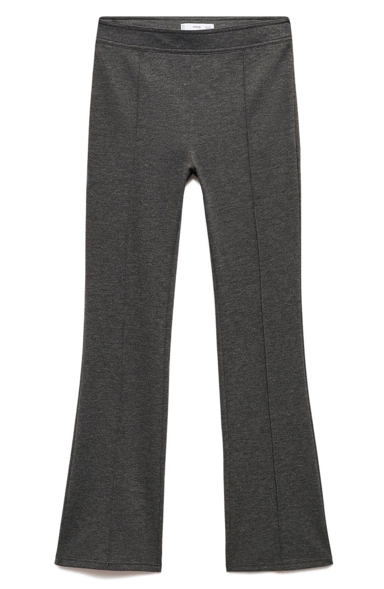 MANGO Seamed Flare Leg Pants, Alternate, color, 