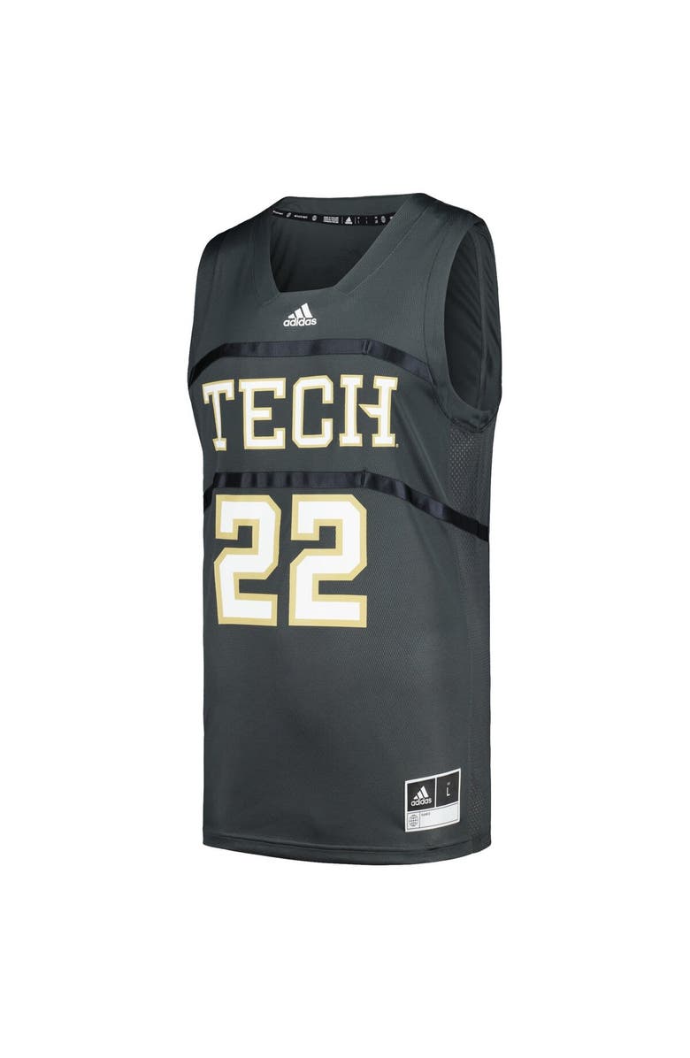 adidas Men's adidas #22 Gray Georgia Tech Yellow Jackets Swingman Jersey, Alternate, color, Gray