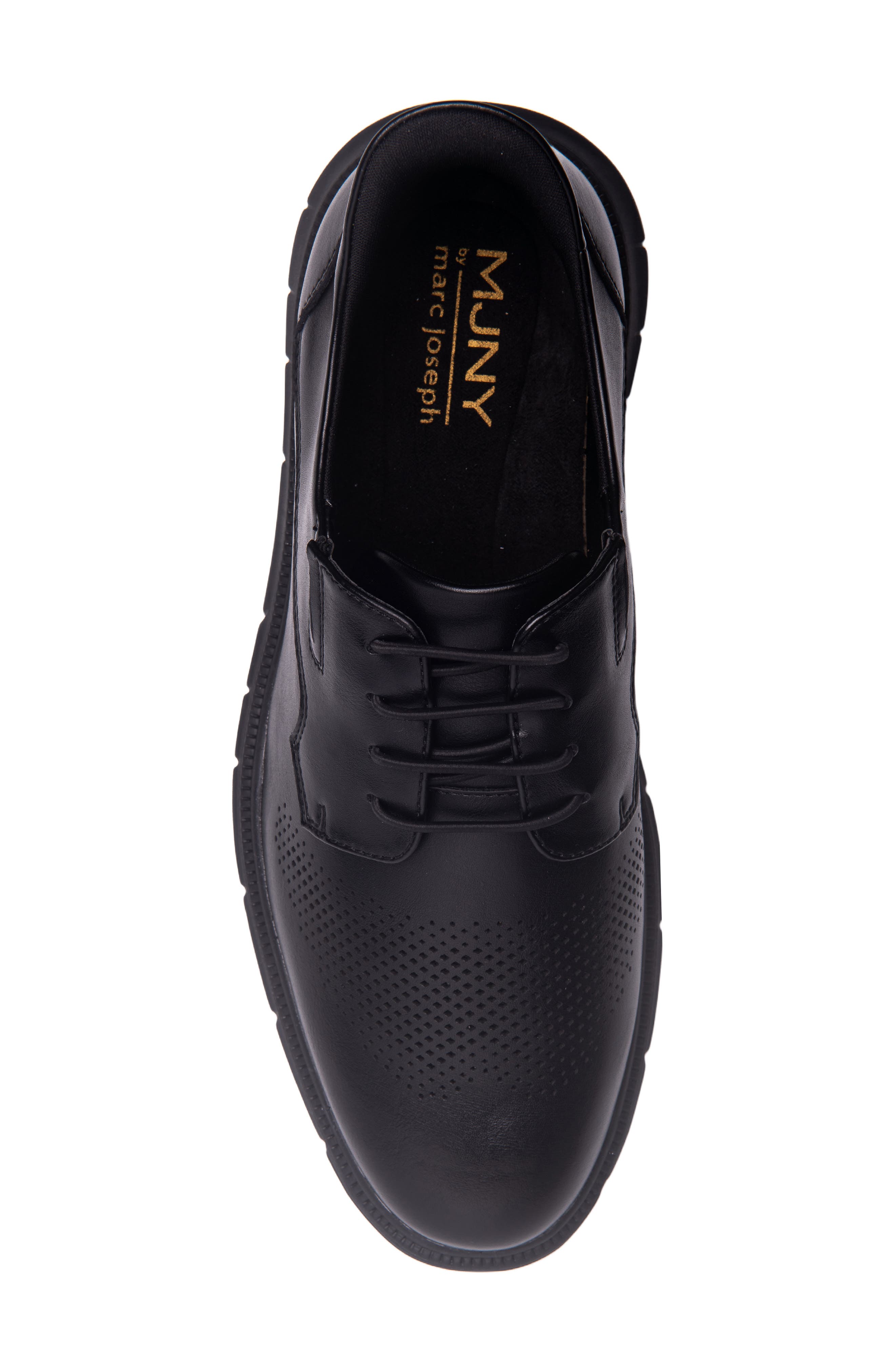 Marc Joseph New York Edward Street Hands-Free Slip-On Derby, Alternate, color, Black/Black
