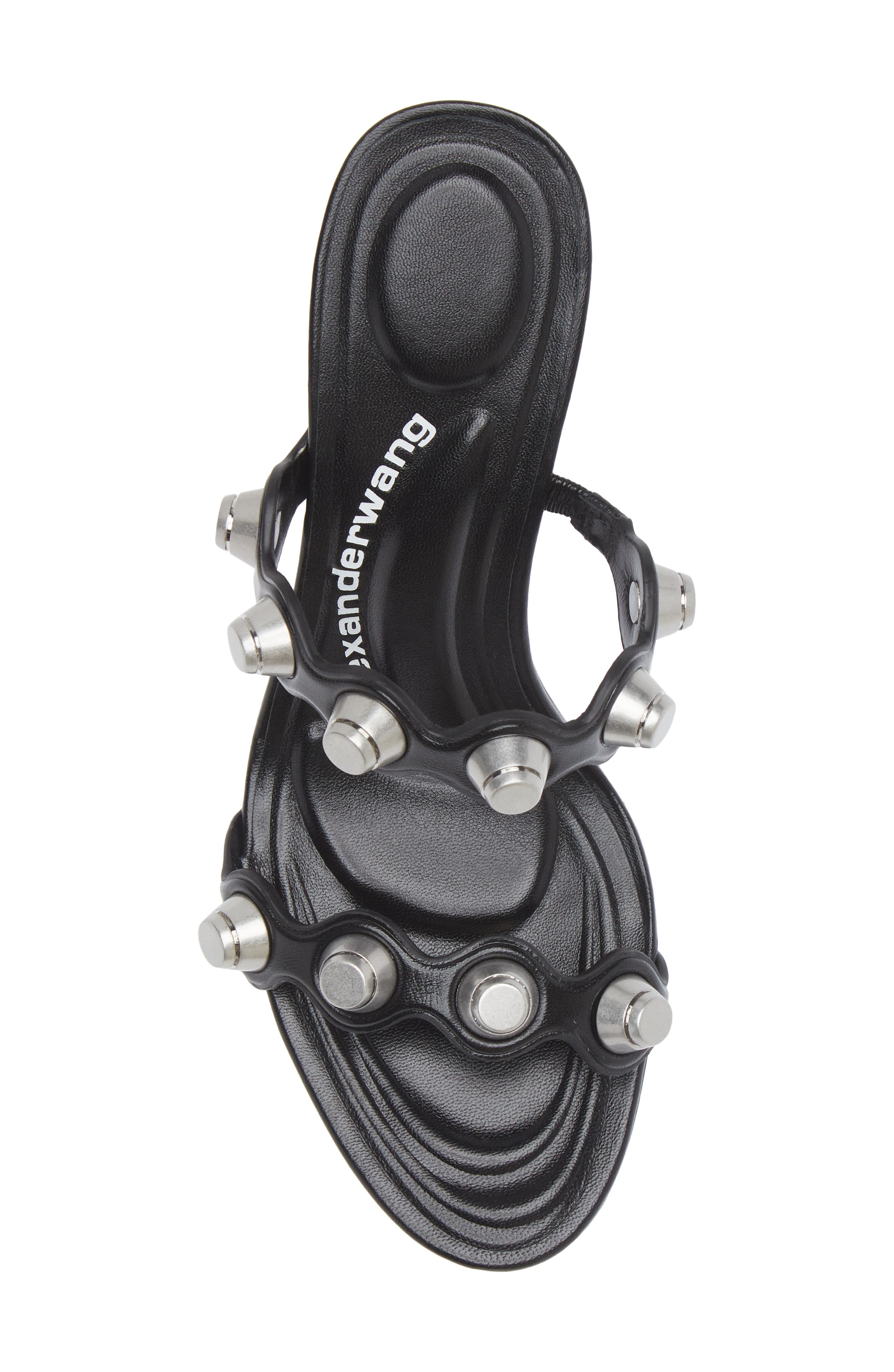 Alexander Wang Riot Ricco Stud Sandal, Alternate, color, Black