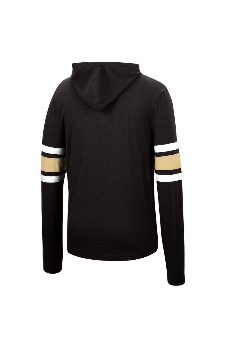 COLOSSEUM Men's Colosseum Black Army Black Knights Lebowski Hoodie Long Sleeve T-Shirt, Alternate, color, 