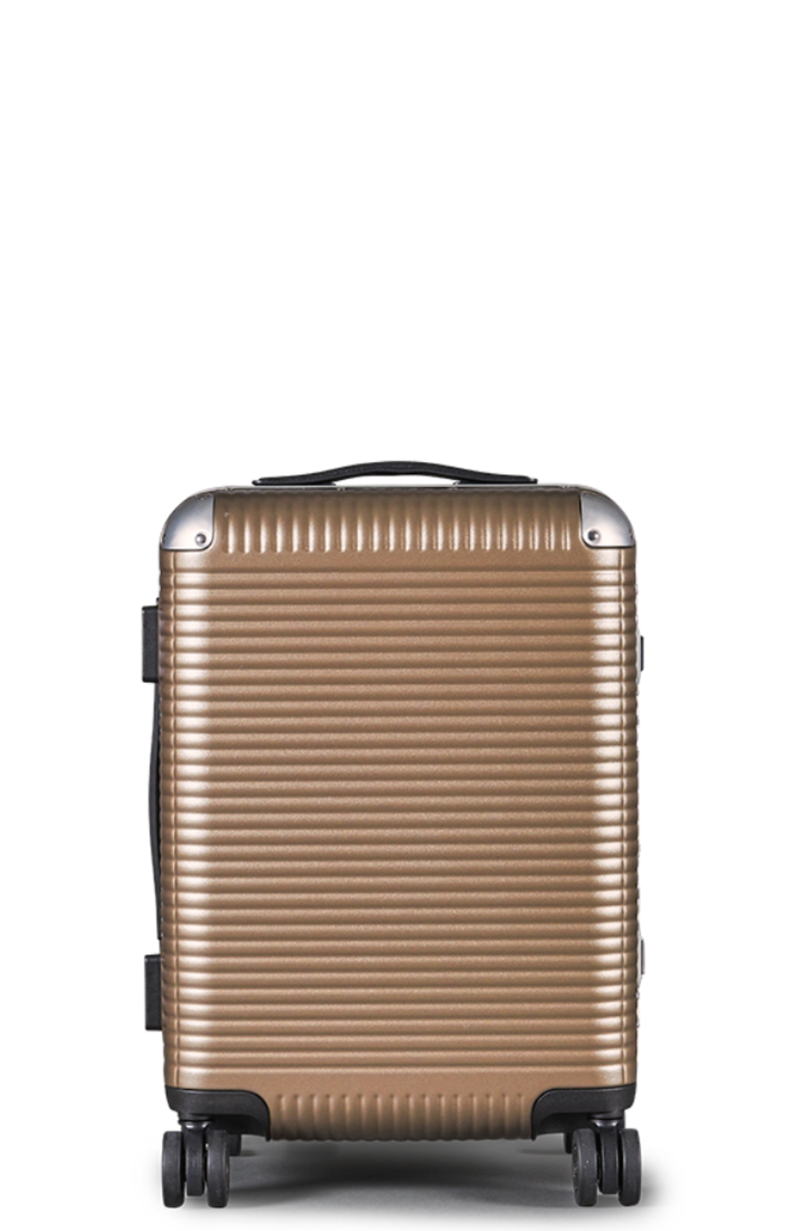 FPM - Fabbrica Pelletterie Milano - US Bank Light Spinner 55 Suitcase, Alternate, color, Matt Almond