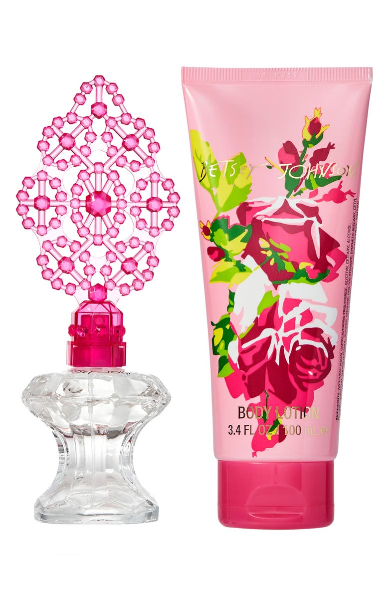 Betsey Johnson Eau de Parfum & Body Lotion 2-Piece Gift Set, Main, color,