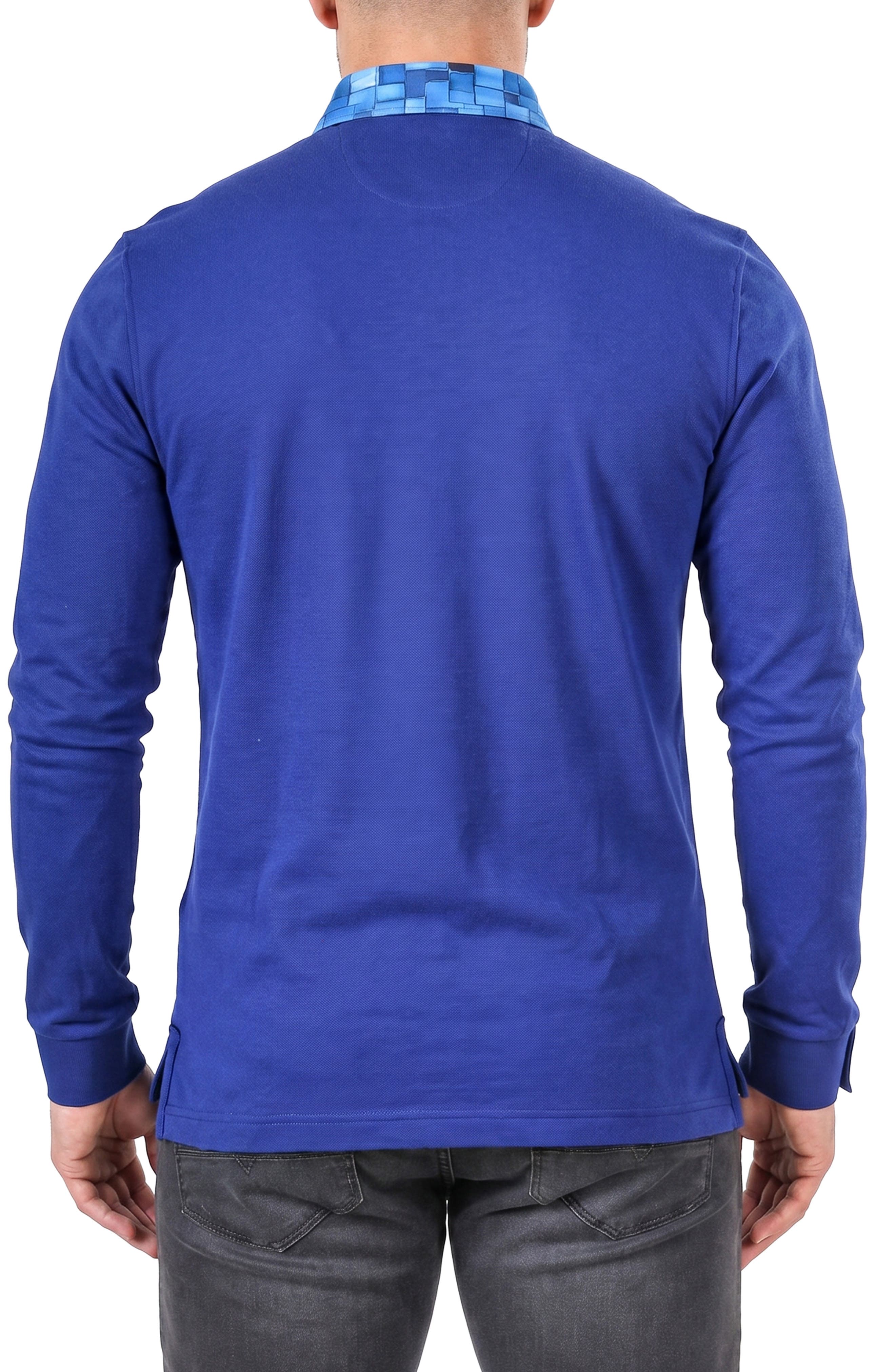 Maceoo Newton Long Sleeve Polo (Men) | Nordstrom