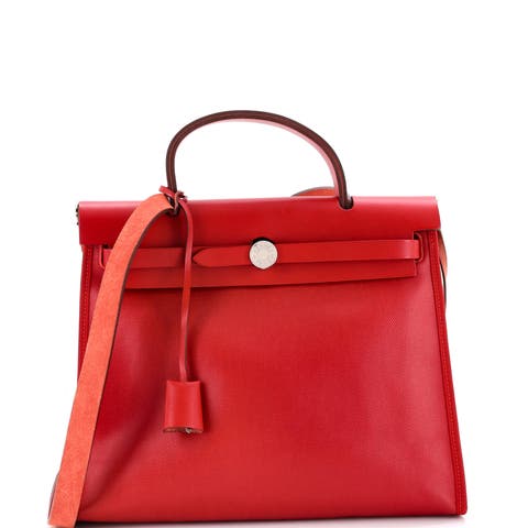 Herbag Zip Berline Vache Canvas and Leather 31