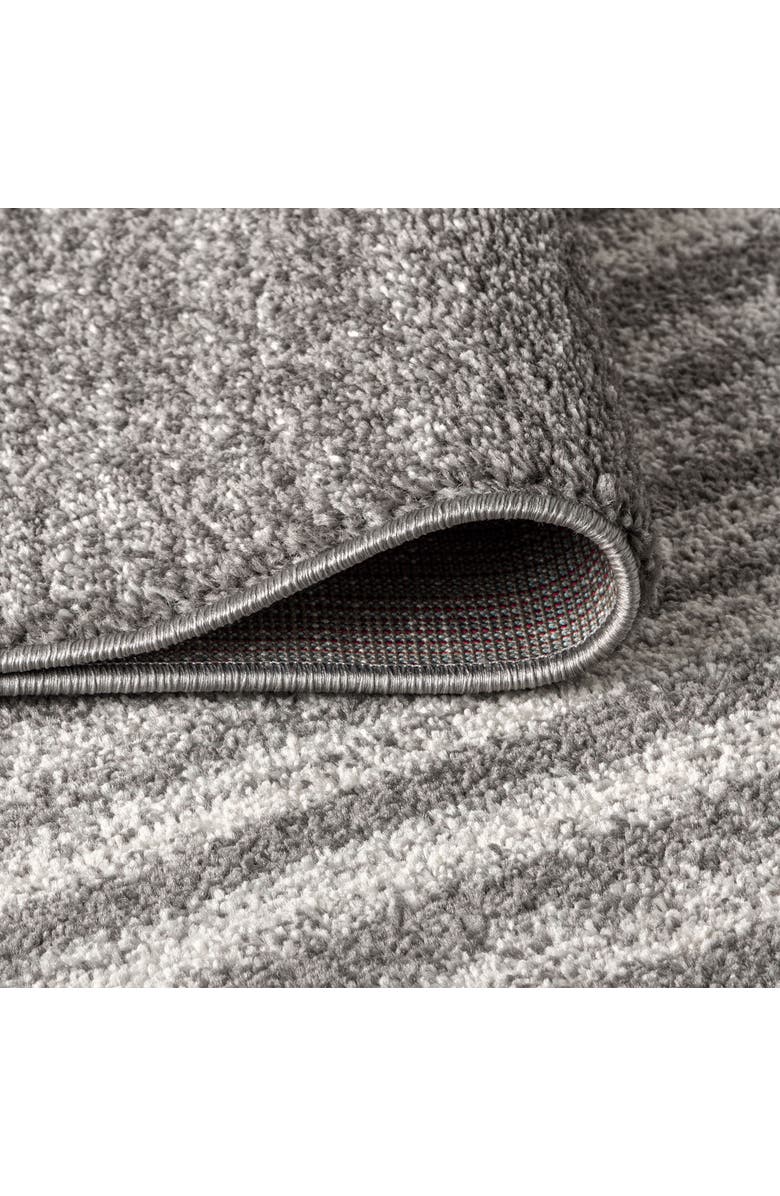 JONATHAN Y Aya Berber Stripe Geometric Area Rug, Alternate, color, Gray/Cream