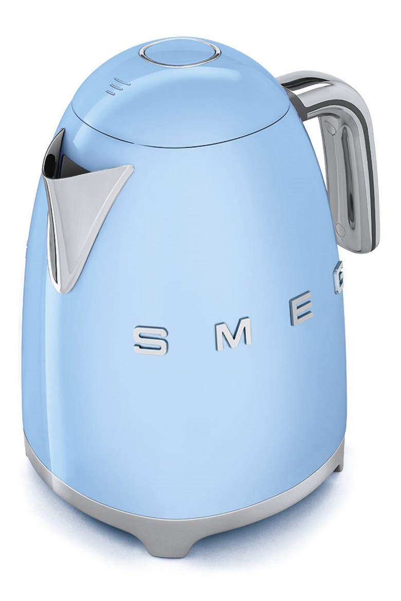 '50s Retro Style Electric Kettle, Alternate, color, BLUE