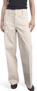 MANGO Jessie Patch Pocket Wide Leg Jeans