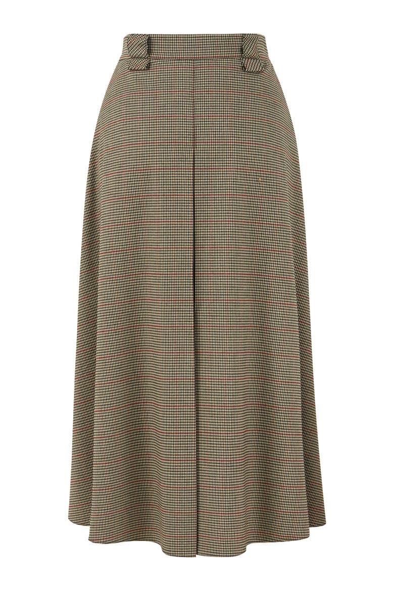 Printed Midi Skirt, Alternate, color, Multi-Colored