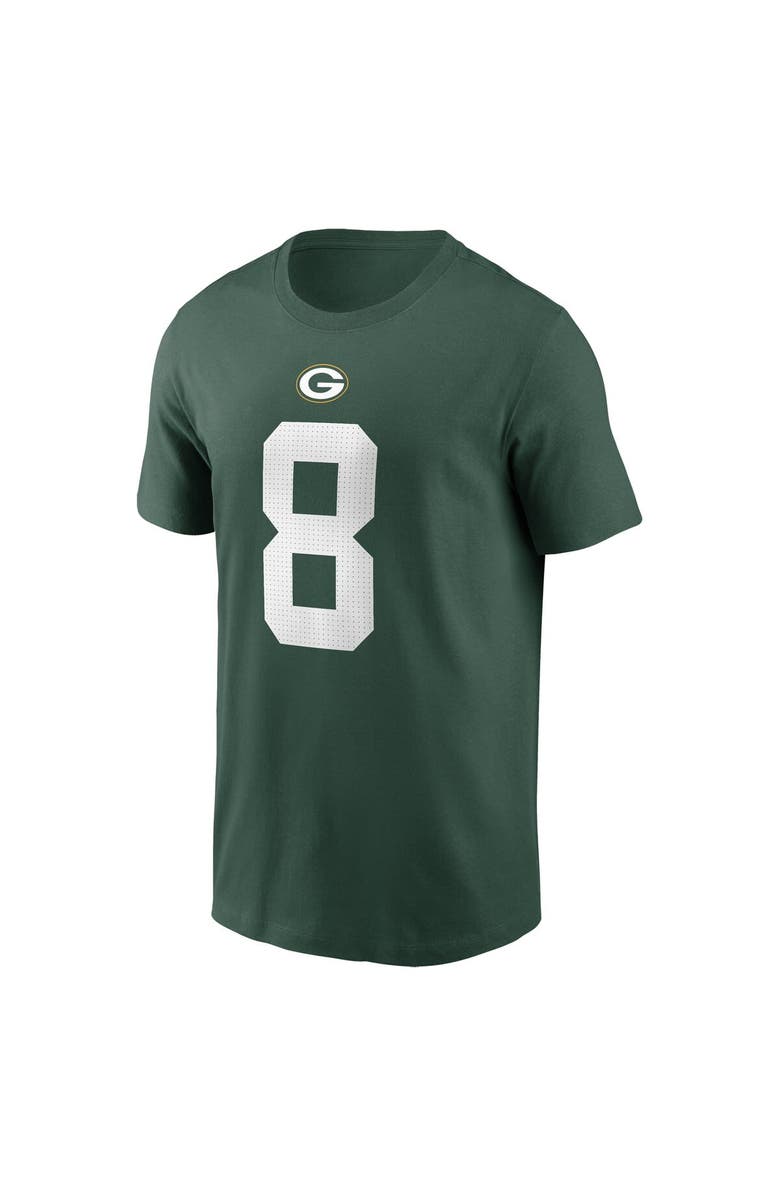 Nike Men's Nike Josh Jacobs Green Green Bay Packers Player Name & Number T-Shirt, Alternate, color, Green