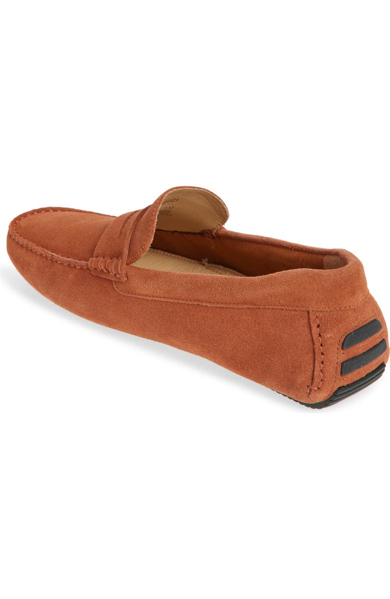 Nordstrom Cody Driving Loafer, Alternate, color, Rust Adobe
