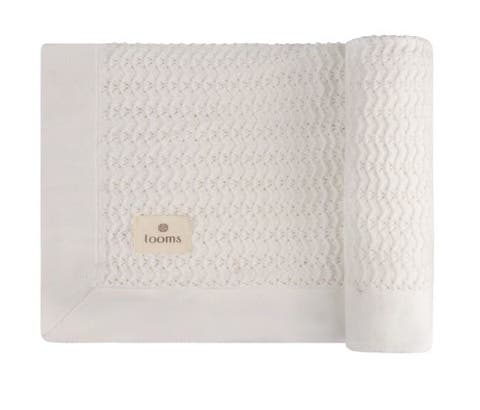 Looms Wave Collection - Knit Pointelle Blanket