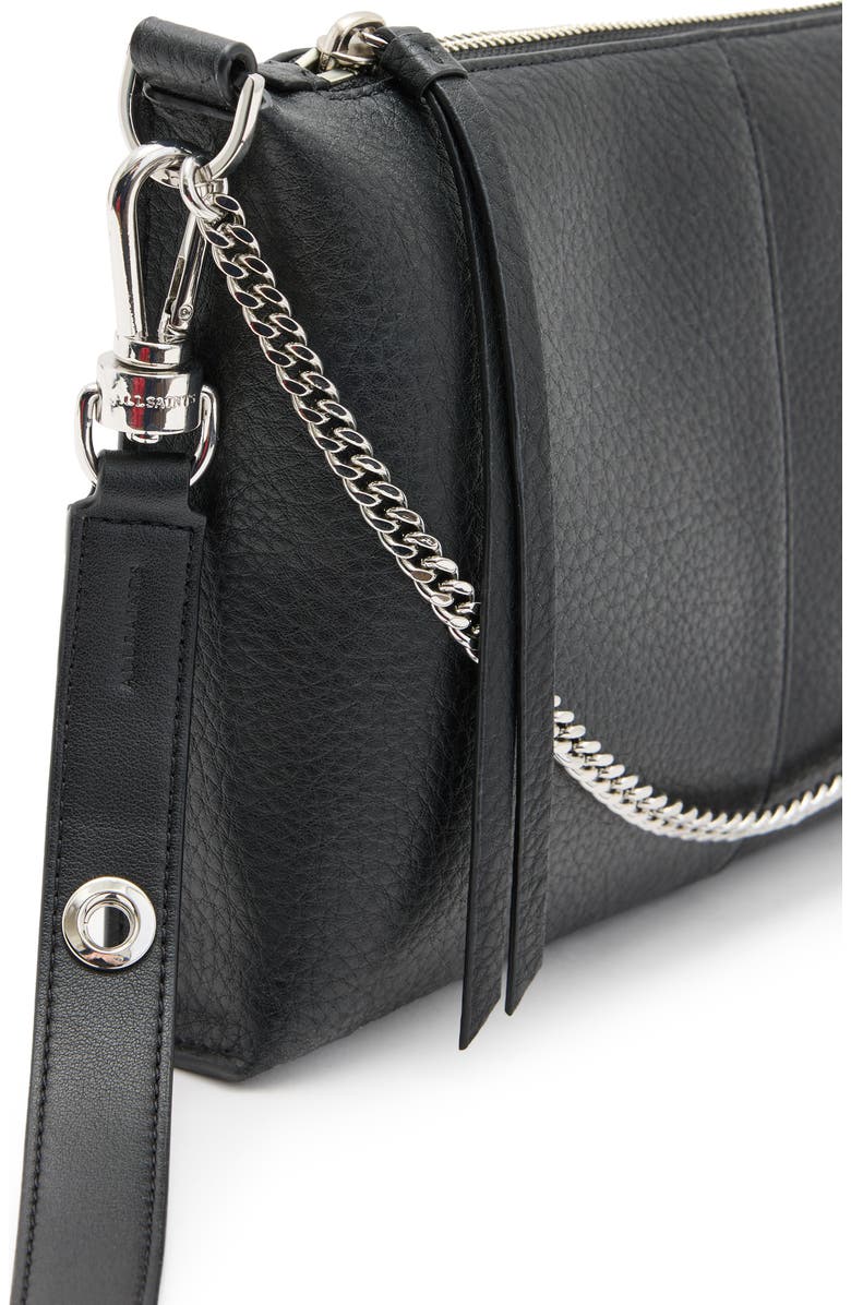 AllSaints Eve Leather Crossbody Bag, Alternate, color,