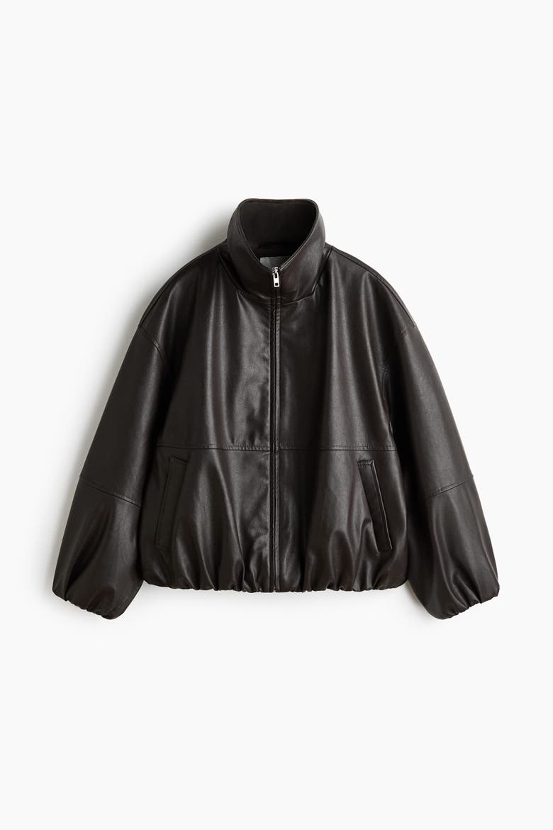 Oversized Jacket, Alternate, color, Dark brown