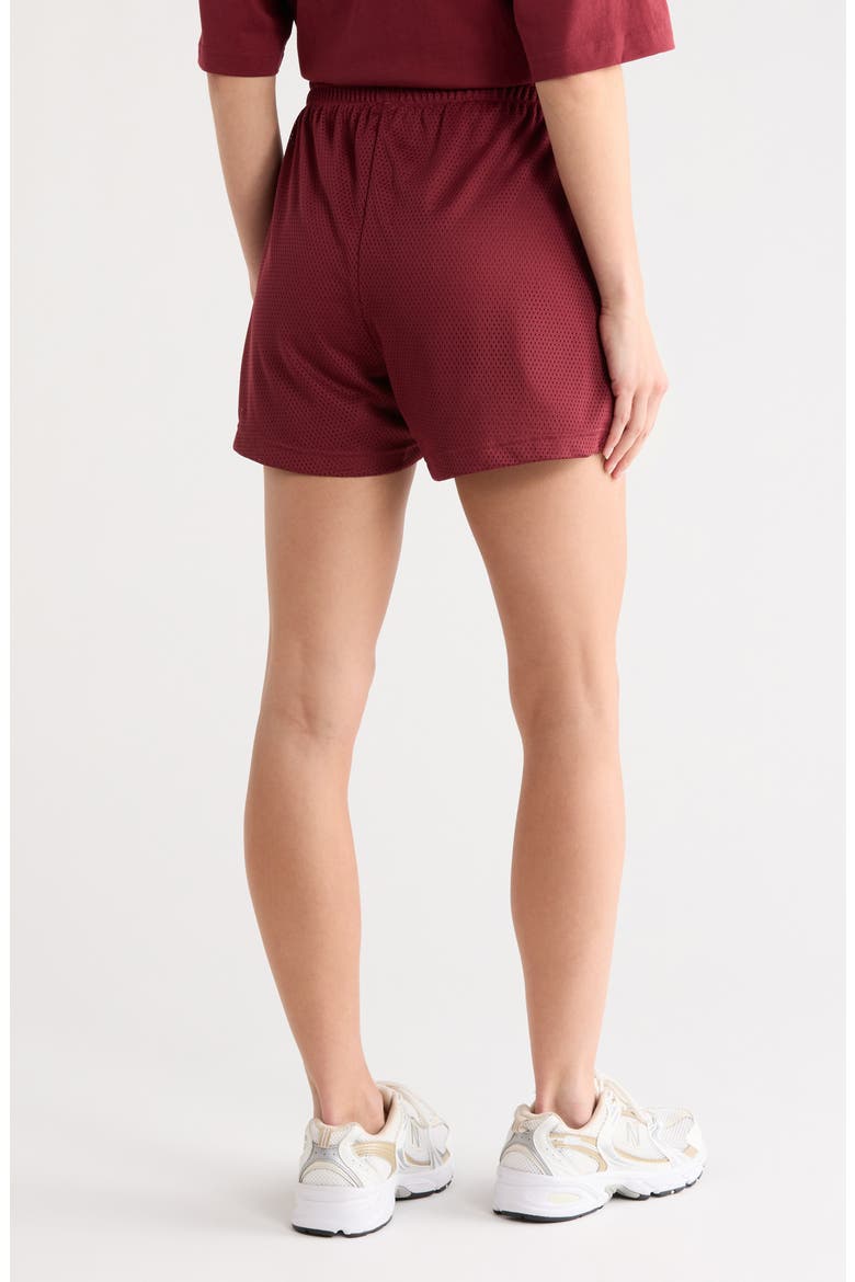 Sport Essentials Mesh Shorts, Alternate, color, BURGUNDY