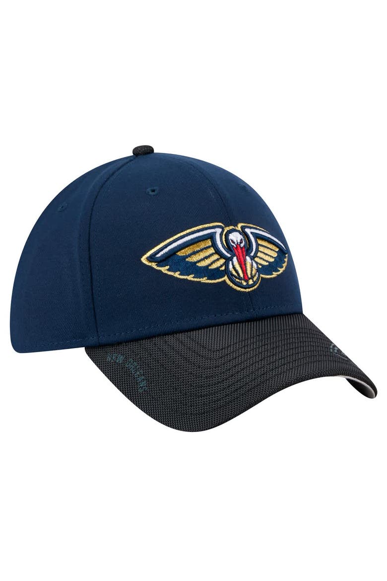 Men's New Era Navy New Orleans Pelicans Sport Night 39THIRTY Flex Hat, Alternate, color, Navy
