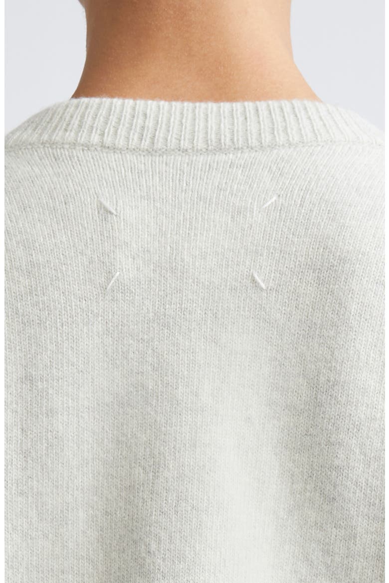 Wool V-Neck Cardigan, Alternate, color, LIGHT GREY