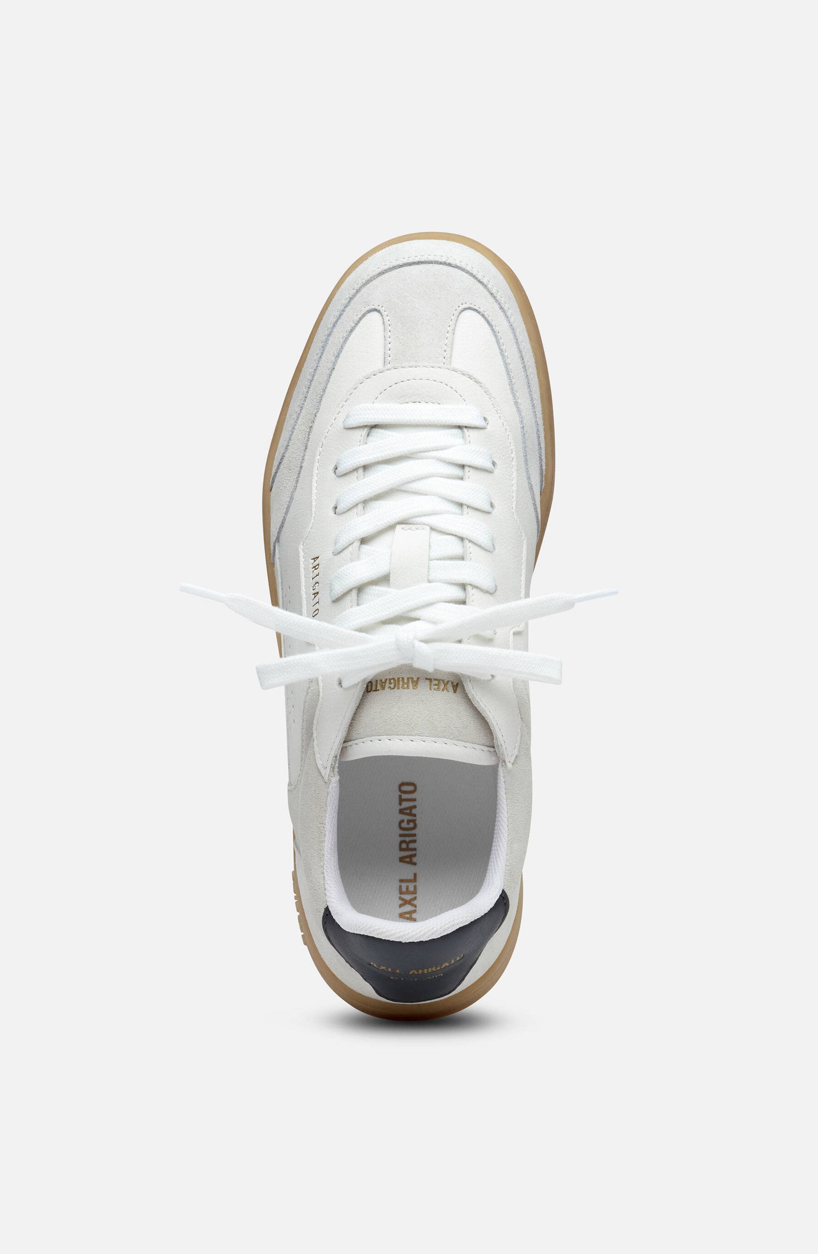 Axel Arigato Dice T-Toe Suede Sneaker - Women's, Alternate, color, White/Gum