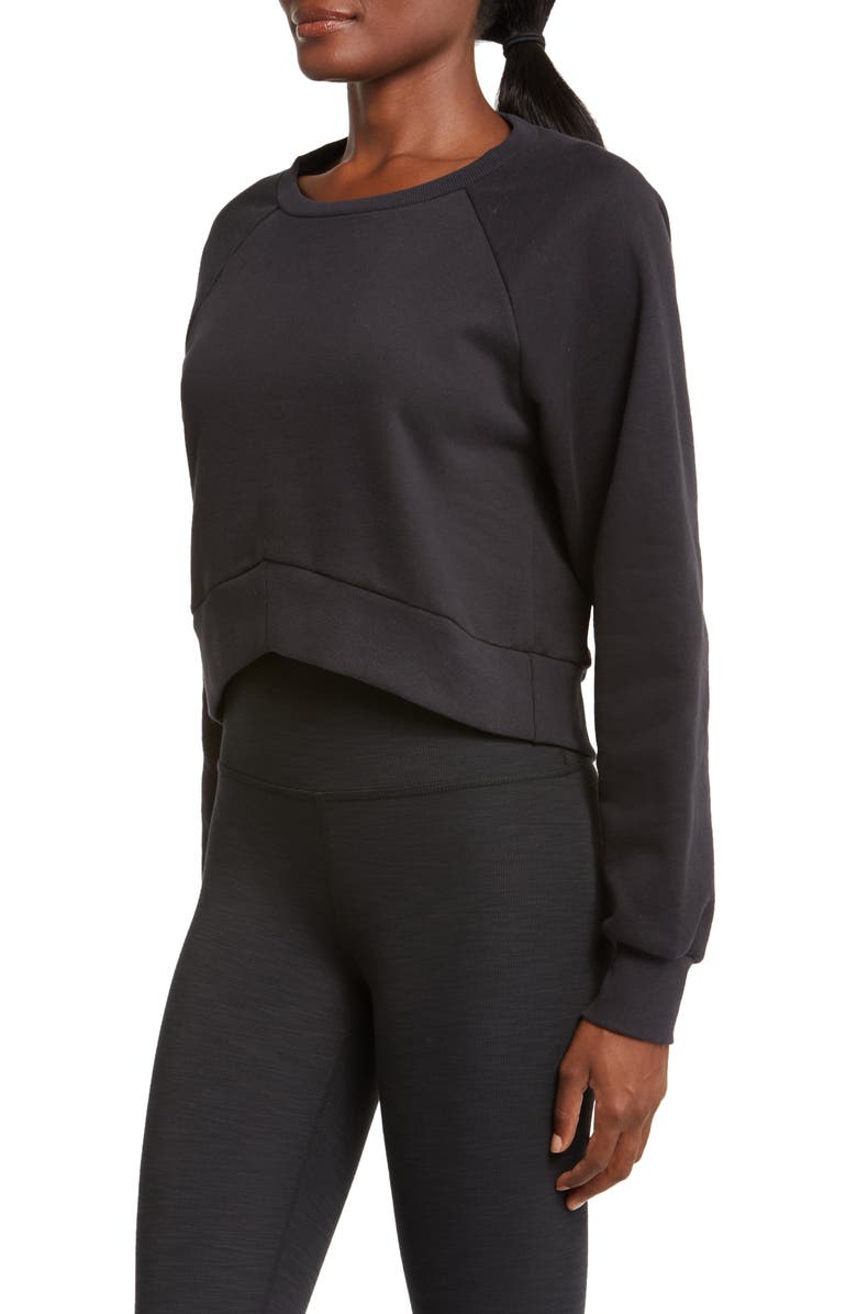 Beyond Yoga Uplift Crop Sweatshirt, Alternate, color,
