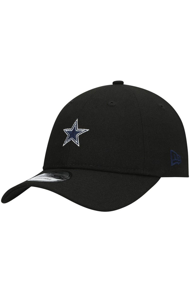 New Era Men's New Era Black Dallas Cowboys 9TWENTY Adjustable Hat, Main, color, 