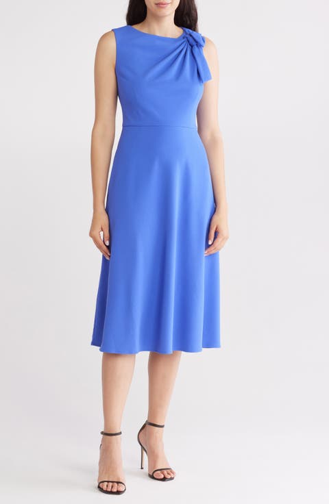 Bow Detail Midi Dress