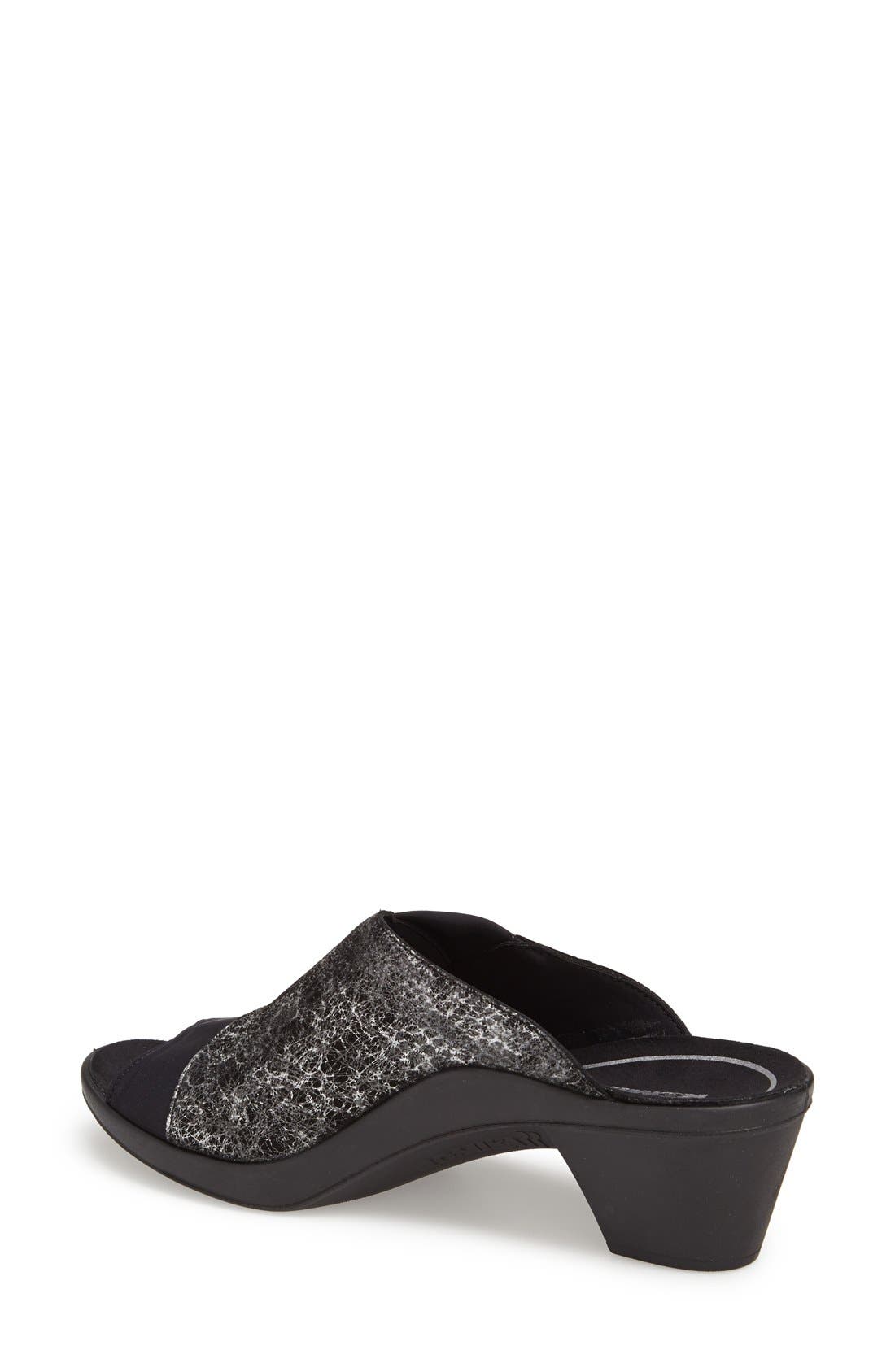 'Mokasetta' Mule, Alternate, color, BLACK/ BLACK