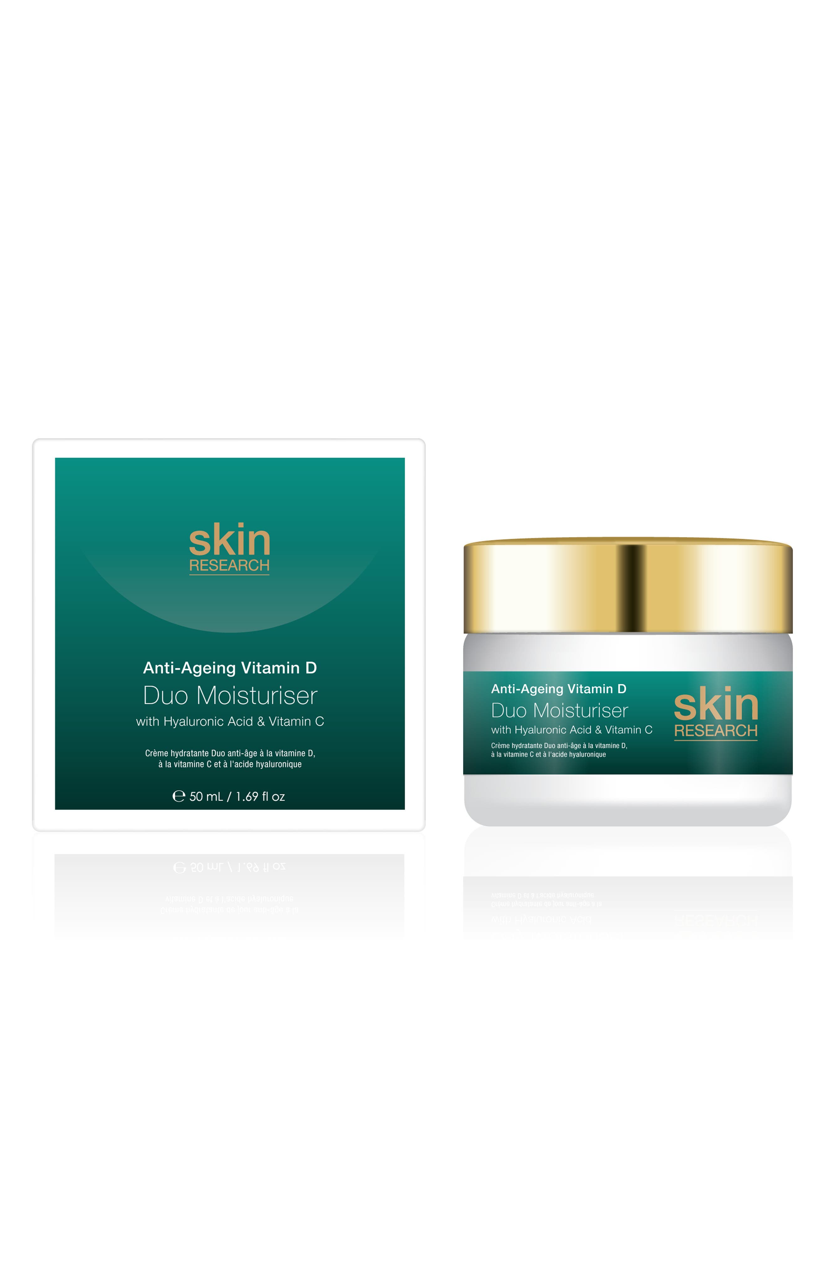 Skin Research Vitamin D, C & Hyaluronic Acid Day & Night Moisturizer ...