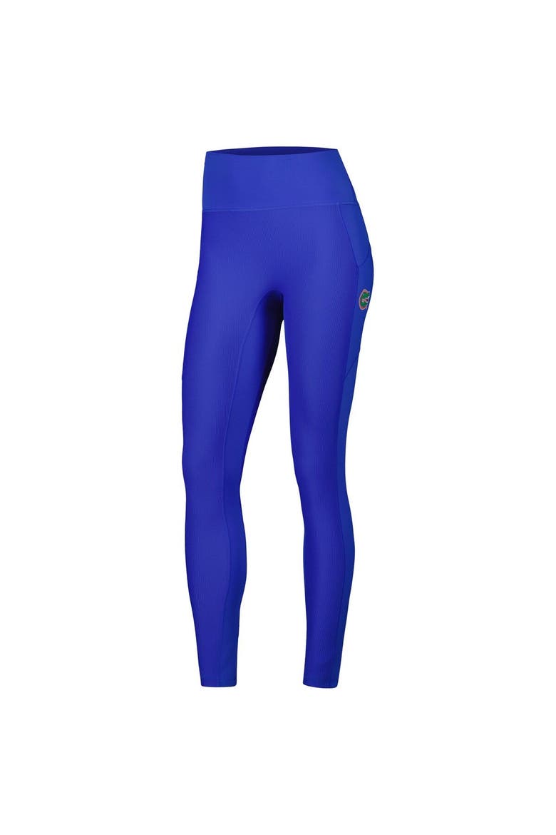 Women's  Royal Florida Gators 7/8 Mixed Media Pocket iLeggings, Alternate, color, Royal
