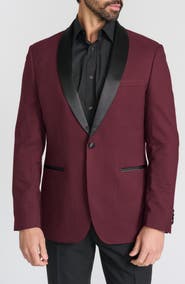 SAVILE ROW CO Tonal Jacquard Dinner Jacket