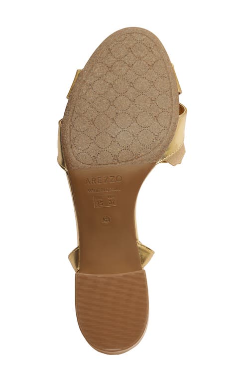 Arezzo Daisy Ankle Strap Sandal