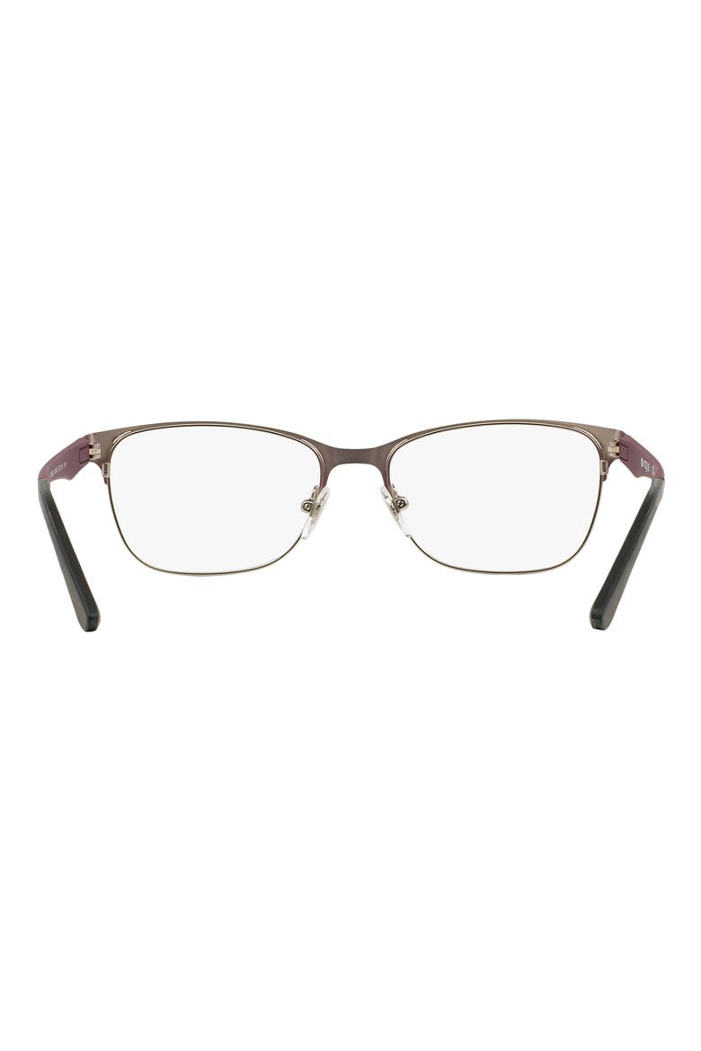 52mm Square Optical Glasses, Alternate, color, PLUM