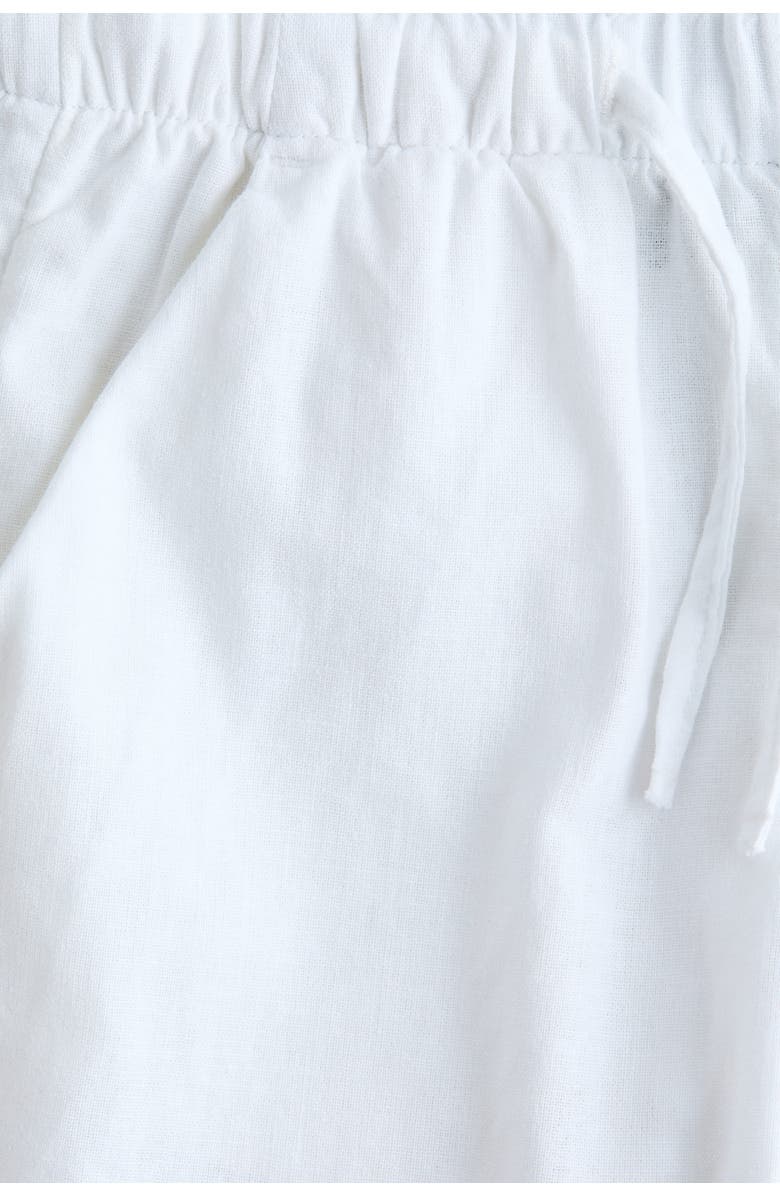 H&M Linen-blend Drawstring Trousers, Alternate, color, 